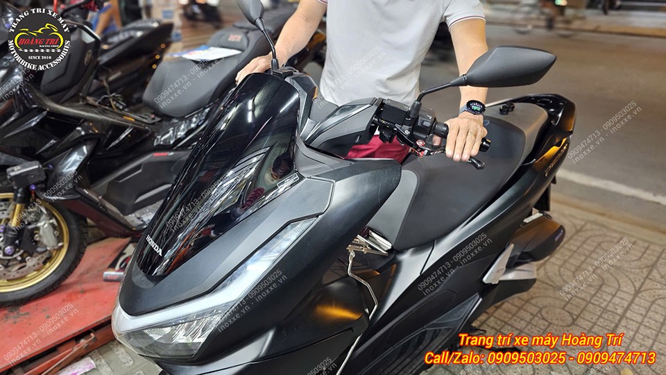 Tay thắng CRG Carbon lắp chuẩn xe  ADV 150/160, PCX 160, Vario 160 (2 đĩa)